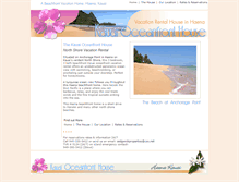 Tablet Screenshot of kauai-beachfront.com